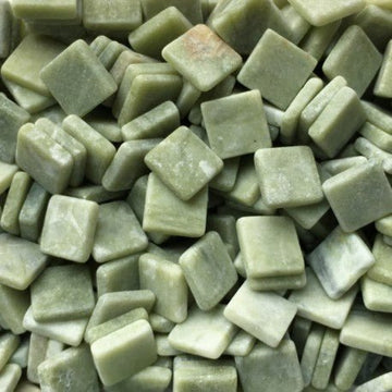 Verre Mosaique - glass mosaic -Glasmosaik-glasmozaïek-Marmer 15mm Emerald - mosaicshop