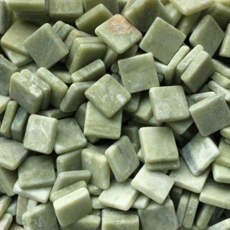 Verre Mosaique - glass mosaic -Glasmosaik-glasmozaïek-Marmer 15mm Emerald - mosaicshop