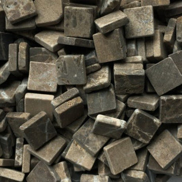 Verre Mosaique - glass mosaic -Glasmosaik-glasmozaïek-Marmer 15mm Emperador - mosaicshop