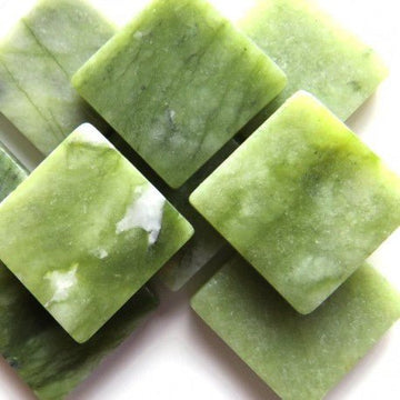 Verre Mosaique - glass mosaic -Glasmosaik-glasmozaïek-Marmer 20mm Emerald Groen - mosaicshop