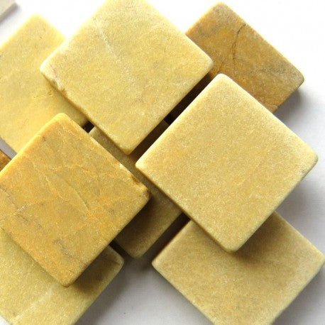 Verre Mosaique - glass mosaic -Glasmosaik-glasmozaïek-Marmer 20mm Giallo Cream - mosaicshop