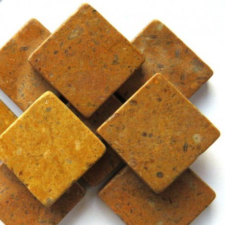 Verre Mosaique - glass mosaic -Glasmosaik-glasmozaïek-Marmer 20mm Jade Goud - mosaicshop