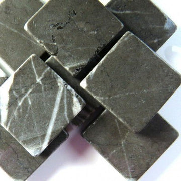 Verre Mosaique - glass mosaic -Glasmosaik-glasmozaïek-Marmer 20mm Mystery Grey - mosaicshop