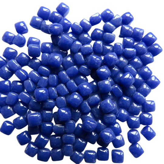 Micro Glass Cubes 4,8mm  Warm Blue