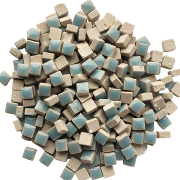 Verre Mosaique - glass mosaic -Glasmosaik-glasmozaïek-Micro Keramiek 5mm Azuur - mosaicshop