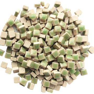 Verre Mosaique - glass mosaic -Glasmosaik-glasmozaïek-Micro Keramiek 5mm Jade - mosaicshop