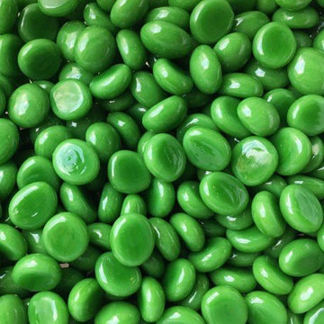 Verre Mosaique - glass mosaic -Glasmosaik-glasmozaïek-Mini Glasdruppels 9-13mm Groen - mosaicshop