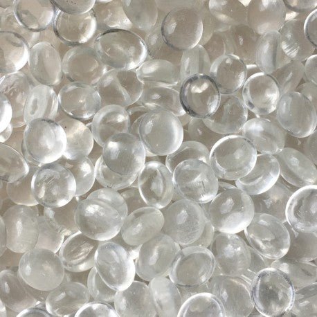 Verre Mosaique - glass mosaic -Glasmosaik-glasmozaïek-Mini Glasdruppels 9-13mm Kristal - mosaicshop