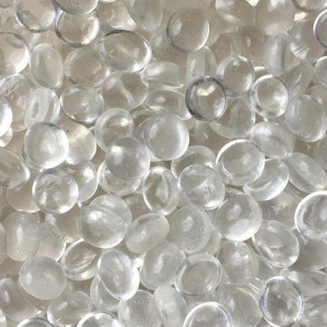 Verre Mosaique - glass mosaic -Glasmosaik-glasmozaïek-Mini Glasdruppels 9-13mm Kristal - mosaicshop