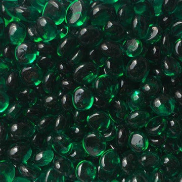 Verre Mosaique - glass mosaic -Glasmosaik-glasmozaïek-Mini Glasdruppels 9-13mm Kristalsmaragd - mosaicshop