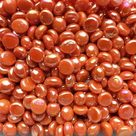 Glasnuggets 9-13mm  Opal-Orange