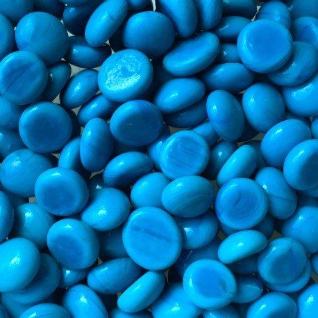 Mini Glass Nuggets 9-13mm  Turquoise