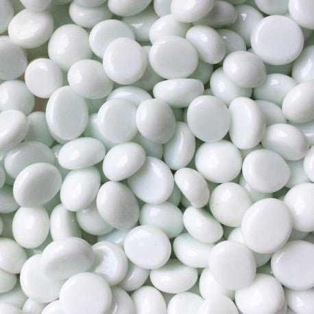 Glasnuggets 9-13mm  Weiß