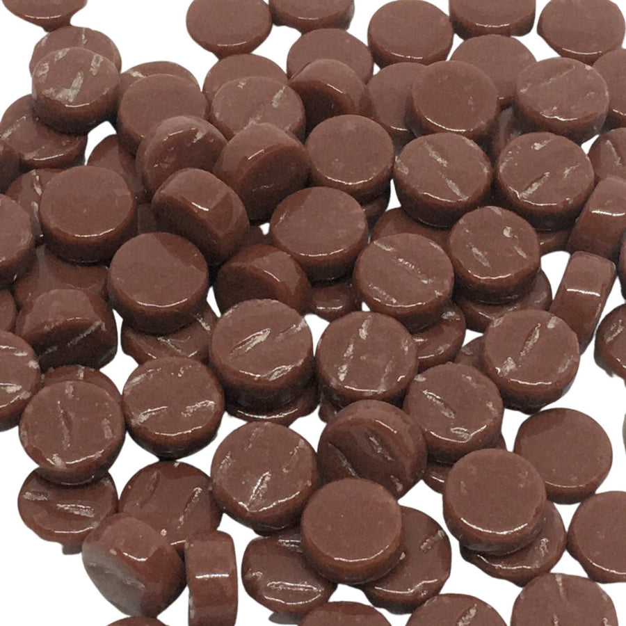 Verre Mosaique - glass mosaic -Glasmosaik-glasmozaïek-Mini Rondjes 8mm Bordeaux - mosaicshop