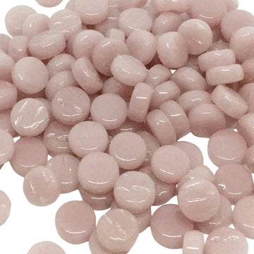 Verre Mosaique - glass mosaic -Glasmosaik-glasmozaïek-Mini Rondjes 8mm Donkerroze - mosaicshop