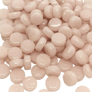 Verre Mosaique - glass mosaic -Glasmosaik-glasmozaïek-Mini Rondjes 8mm Lichtroze - mosaicshop