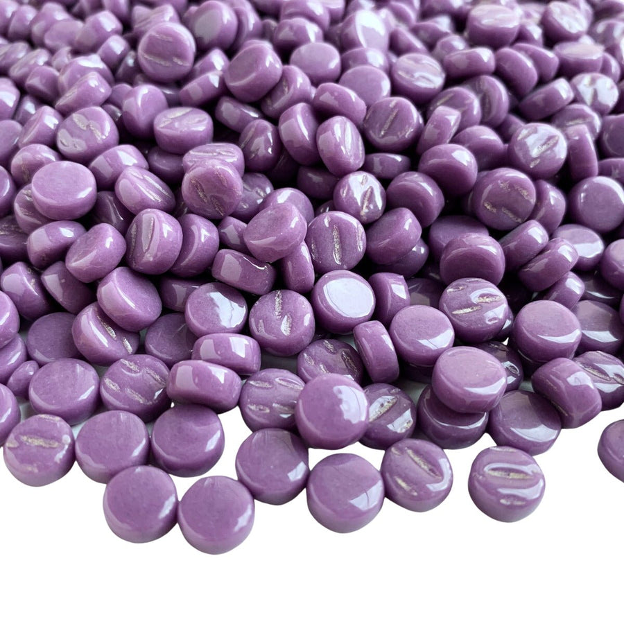 Verre Mosaique - glass mosaic -Glasmosaik-glasmozaïek-Mini Rondjes 8mm Magenta - mosaicshop