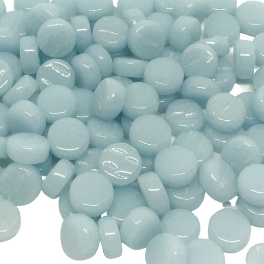 Dots 8mm  Baby Aqua Blue
