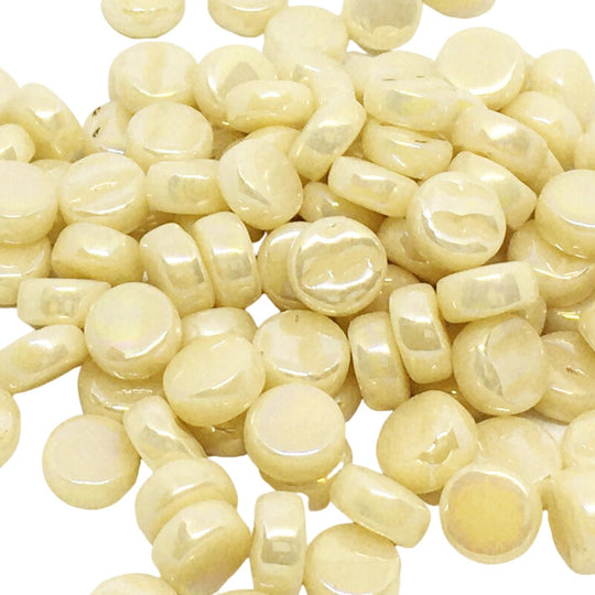 Mini-Runden Perle 8mm Creme