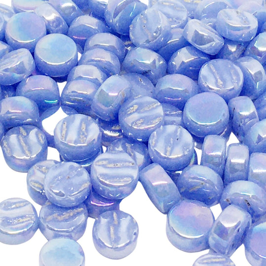 Mini-Runden Perle 8mm Hellblau