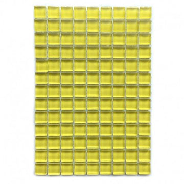 Verre Mosaique - glass mosaic -Glasmosaik-glasmozaïek-Murrini 10mm Citroen - mosaicshop