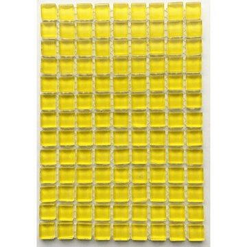 Verre Mosaique - glass mosaic -Glasmosaik-glasmozaïek-Murrini 10mm Citroengeel - mosaicshop