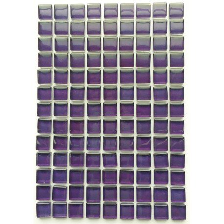 Verre Mosaique - glass mosaic -Glasmosaik-glasmozaïek-Murrini 10mm Donkermauve - mosaicshop