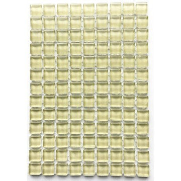 Verre Mosaique - glass mosaic -Glasmosaik-glasmozaïek-Murrini 10mm Ivoor - mosaicshop