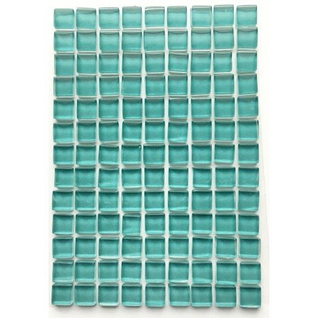 Verre Mosaique - glass mosaic -Glasmosaik-glasmozaïek-Murrini 10mm Licht Watergroen - mosaicshop