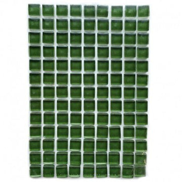 Verre Mosaique - glass mosaic -Glasmosaik-glasmozaïek-Murrini 10mm Smaragdgroen - mosaicshop