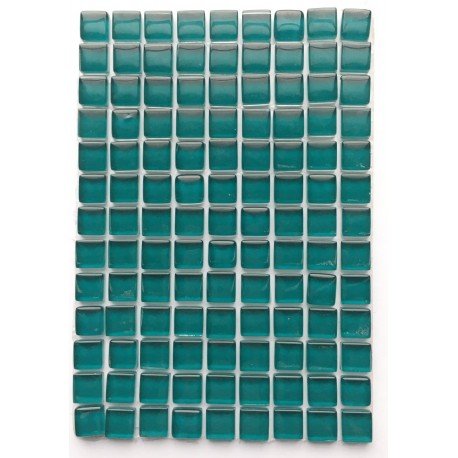 Verre Mosaique - glass mosaic -Glasmosaik-glasmozaïek-Murrini 10mm Watergroen - mosaicshop