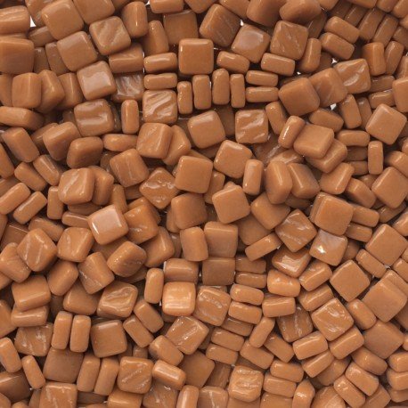 Verre Mosaique - glass mosaic -Glasmosaik-glasmozaïek-Ottoman 8mm Bruine Suiker - mosaicshop