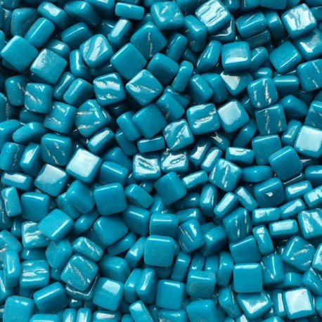 Verre Mosaique - glass mosaic -Glasmosaik-glasmozaïek-Ottoman 8mm Donkerblauw Meer - mosaicshop