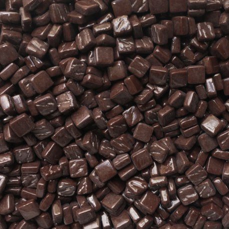 Verre Mosaique - glass mosaic -Glasmosaik-glasmozaïek-Ottoman 8mm Donkere Chocolade - mosaicshop