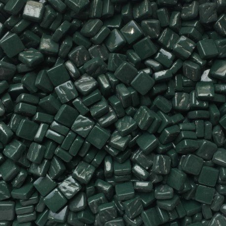 Verre Mosaique - glass mosaic -Glasmosaik-glasmozaïek-Ottoman 8mm Donkergroen - mosaicshop