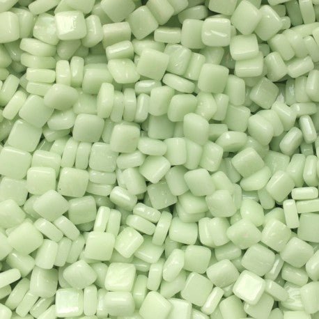 Verre Mosaique - glass mosaic -Glasmosaik-glasmozaïek-Ottoman 8mm Lichtgroen - mosaicshop