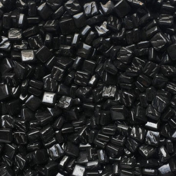 Verre Mosaique - glass mosaic -Glasmosaik-glasmozaïek-Ottoman 8mm Opaal Zwart - mosaicshop