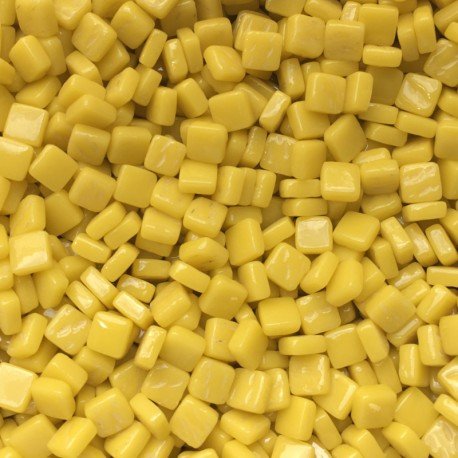 Verre Mosaique - glass mosaic -Glasmosaik-glasmozaïek-Ottoman 8mm Opaalgeel - mosaicshop