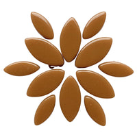 Verre Mosaique - glass mosaic -Glasmosaik-glasmozaïek-Ottoman Bloemblaadjes Bruine Suiker - mosaicshop