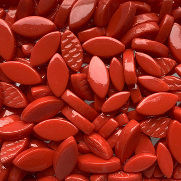 Verre Mosaique - glass mosaic -Glasmosaik-glasmozaïek-Ottoman Bloemblaadjes Helder Rood - mosaicshop