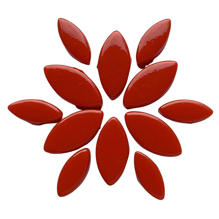 Verre Mosaique - glass mosaic -Glasmosaik-glasmozaïek-Ottoman Bloemblaadjes Helder Rood - mosaicshop