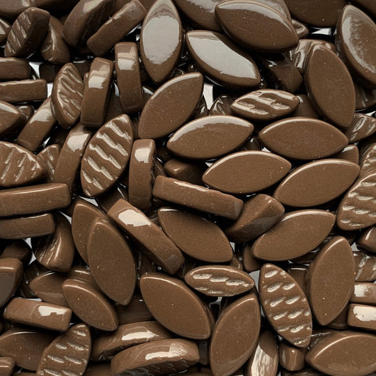 Mosaiksteinen Elipsenform Glas  Kaffee