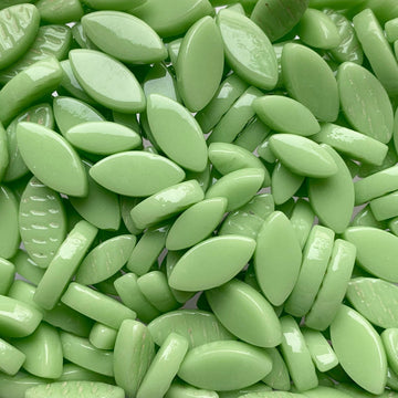 Verre Mosaique - glass mosaic -Glasmosaik-glasmozaïek-Ottoman Bloemblaadjes Muntgroen - mosaicshop