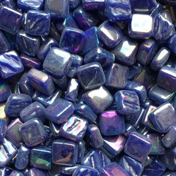 Verre Mosaique - glass mosaic -Glasmosaik-glasmozaïek-Ottoman Parelmoer 8mm Koningsblauw - mosaicshop