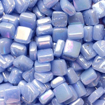 Verre Mosaique - glass mosaic -Glasmosaik-glasmozaïek-Ottoman Parelmoer 8mm Lichtblauw - mosaicshop