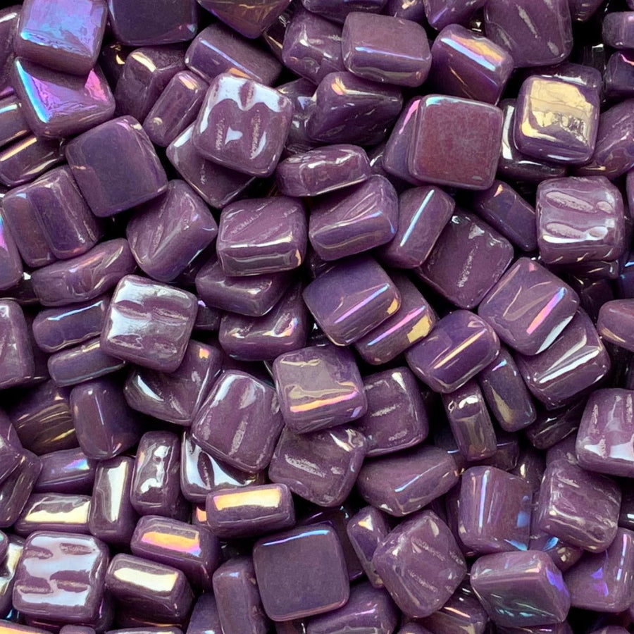 Verre Mosaique - glass mosaic -Glasmosaik-glasmozaïek-Ottoman Parelmoer 8mm Magenta - mosaicshop