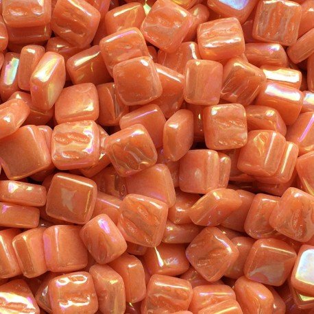 Ottoman Pearlised 8mm   Mandarin