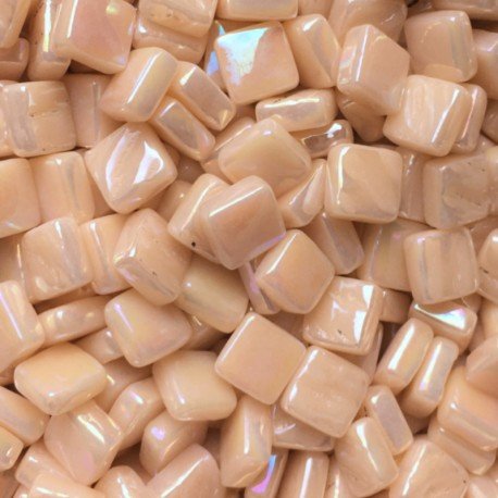 Verre Mosaique - glass mosaic -Glasmosaik-glasmozaïek-Ottoman Parelmoer 8mm Rozeblush - mosaicshop