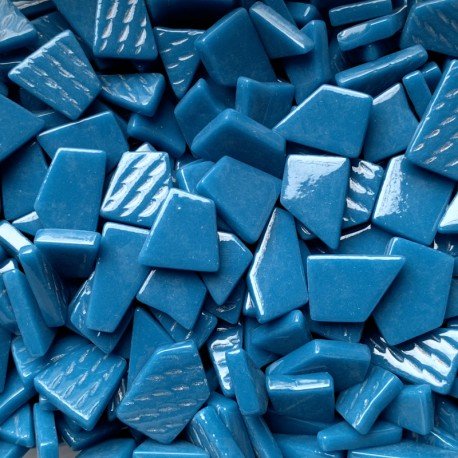 Ottoman Puzzles  Deep Lake Blue