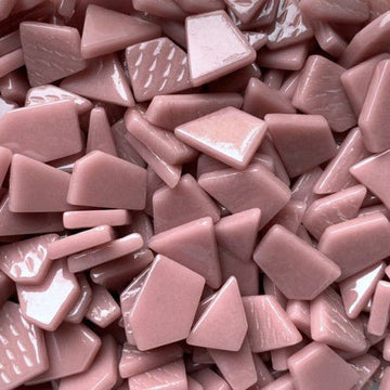 Verre Mosaique - glass mosaic -Glasmosaik-glasmozaïek-Ottoman Puzzels Donkerroze - mosaicshop